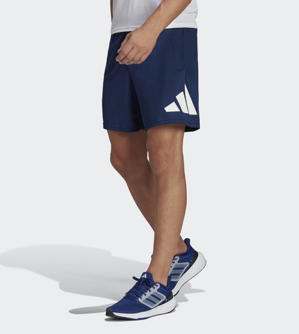 Train Essentials Logo Printed Shorts