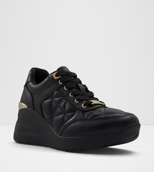 Guess black wedge sneakers outlet