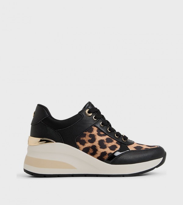 ICONISTEP Animal Printed Wedge Sneakers