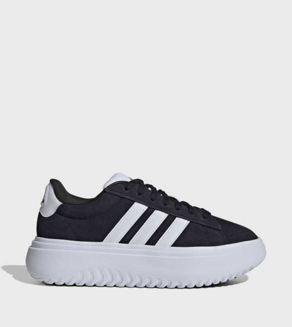 GRAND COURT Stripe Detail Platform Sneakers