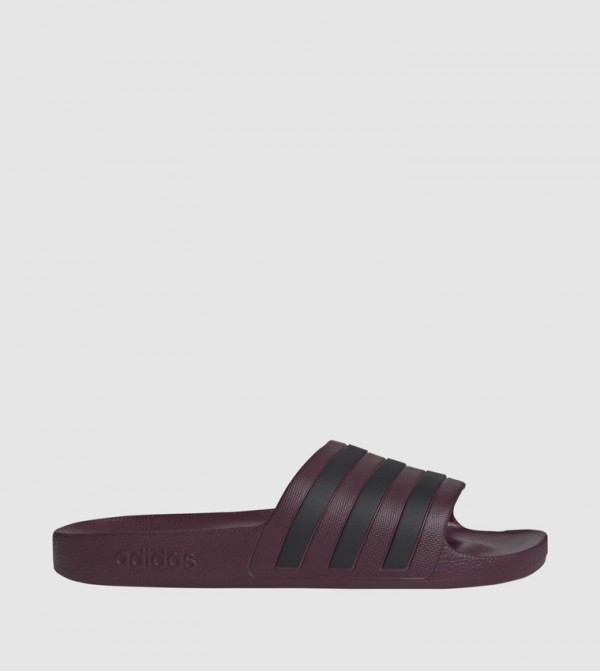 Adilette Aqua Striped Strap Slides
