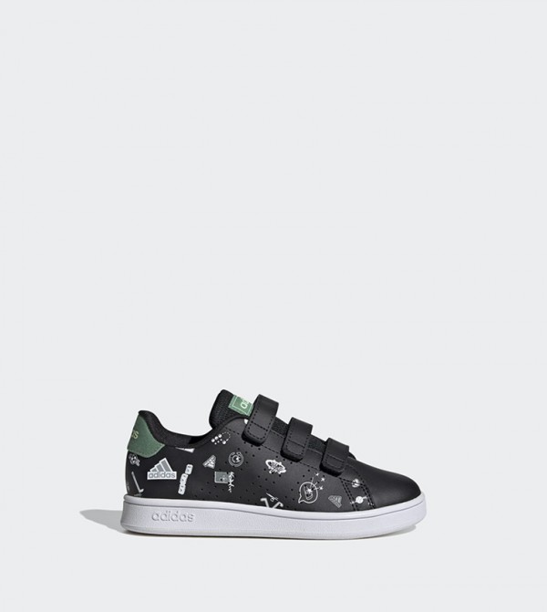 Buy Adidas ADVANTAGE Velcro Strap Low Top Sneakers In Black 6thStreet Qatar