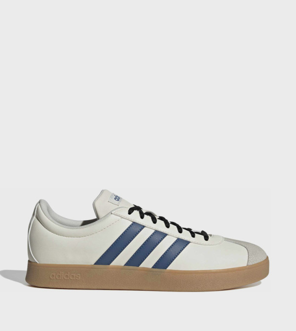 VL COURT BASE Stripe Detail Lace-Up Sneakers