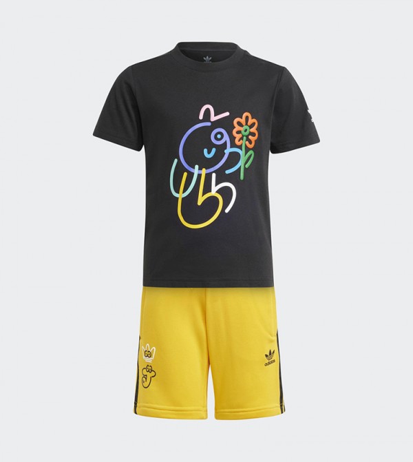 Adidas 2 piece shorts set sale