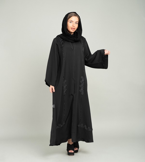 Embroidered Emirati Abaya