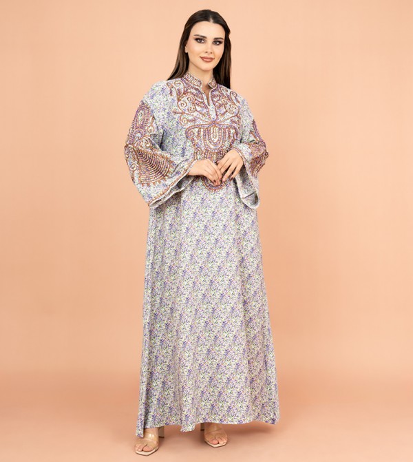 Embellished Long Sleeves Jalabiya