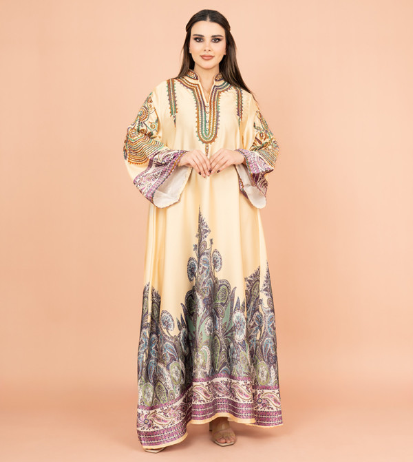 Embellished Long Sleeves Jalabiya
