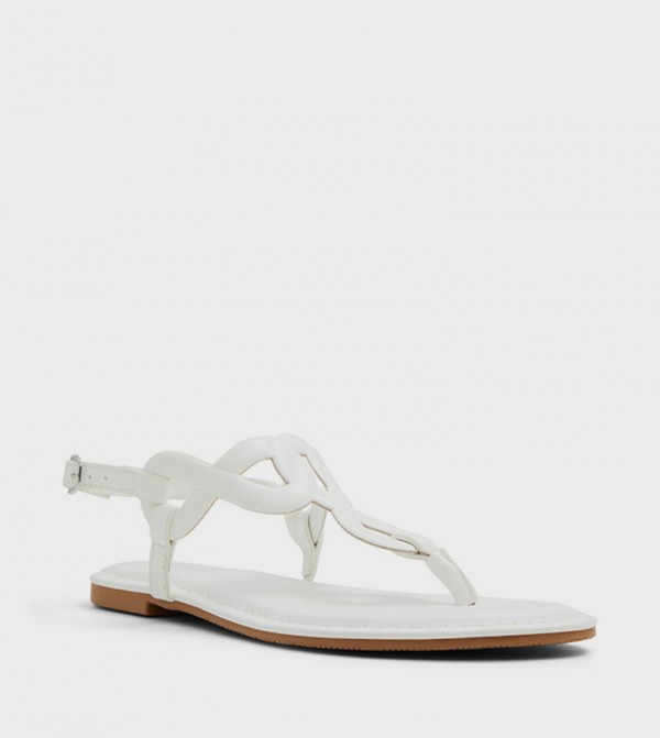 INFINITY T-Strap Flat Sandals