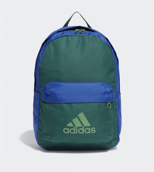 Color Block Zippered Backpack