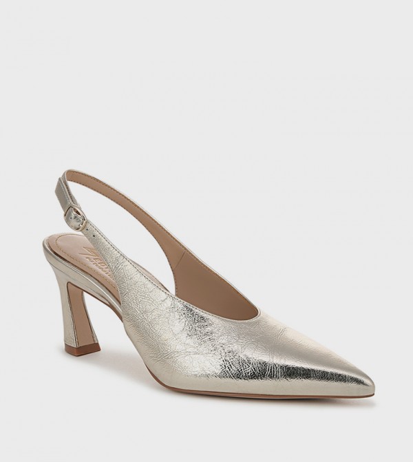 ELAINE Textured Slingback Pumps