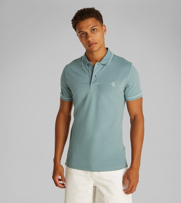 Logo Detail Short Sleeves Polo T-Shirt
