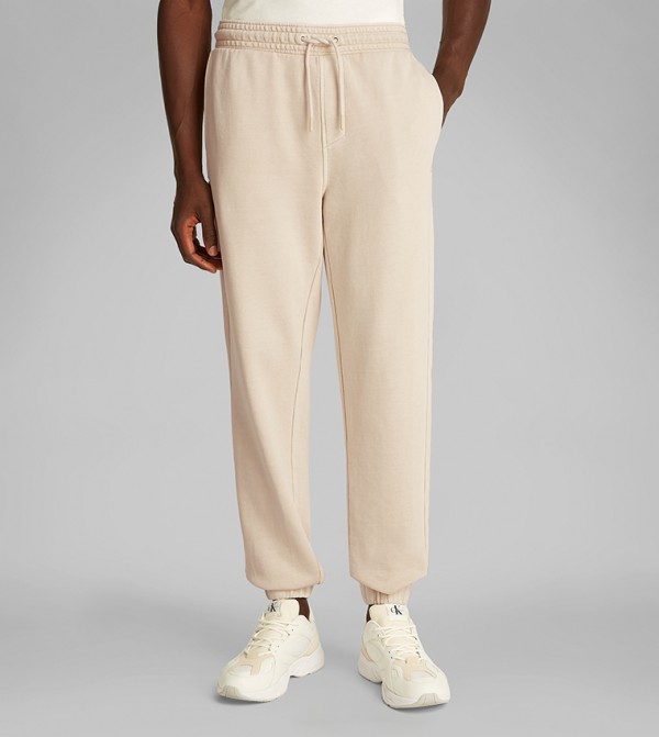 Drawstring Waist Slim Fit Joggers