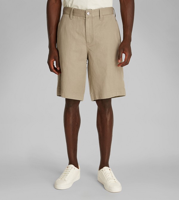 Linen Tencel Casual Shorts