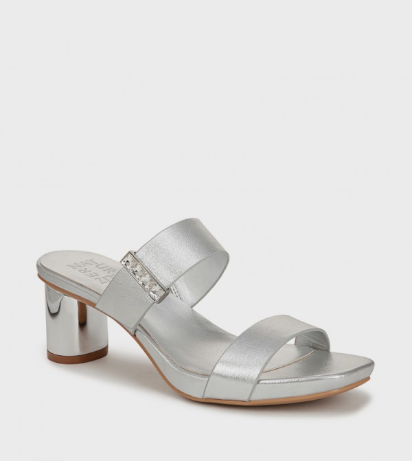 NAIDA2 Textured Block Heel Sandals