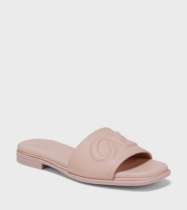 GENEVIEVE Open Toe Slide Sandals