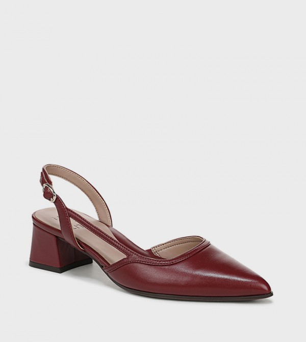 MILAAW Block Heel Slingback Pumps