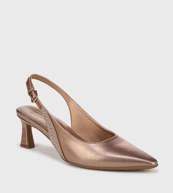 NATANSY3 Embellished Slingback Pumps