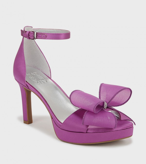 NAALWAYS Bow Detail D'Orsay Sandals