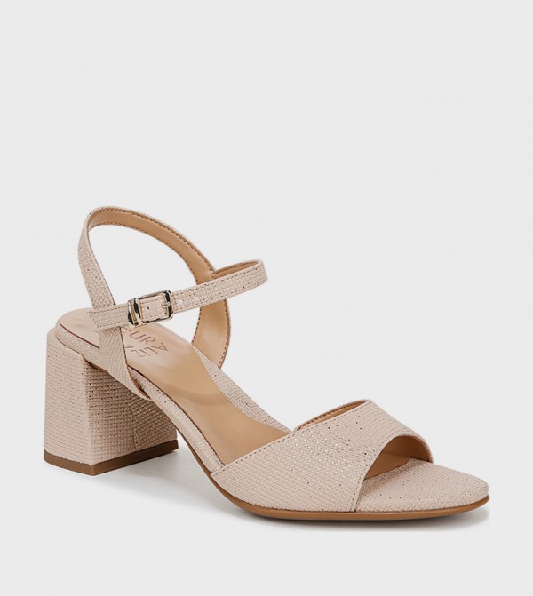 DAISY Ankle Strap Block Heel Sandals