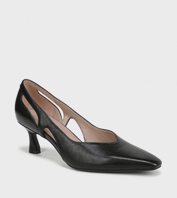 GRACIEAW Textured Pointed Toe Pumps