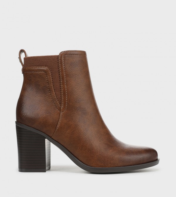 NAJODI Textured Ankle Boots