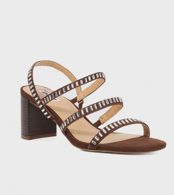 JAMESON Open Toe Block Heel Sandals