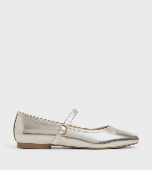 JANEYY Metallic Mary Janes