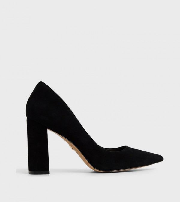 JAVABRIRYN Block Heel Pumps
