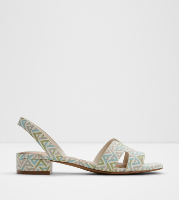 JAVAMANNON Low Block Heel Sandals