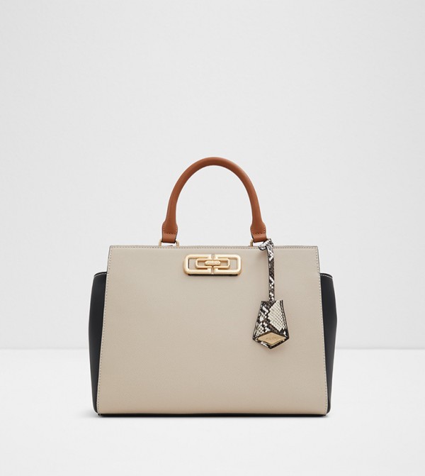 JAVANALDAR Color Block Satchel Bag