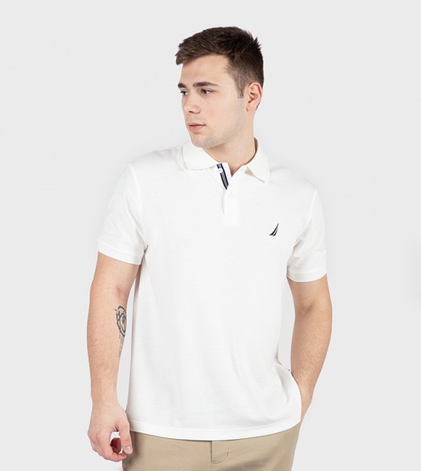 Logo Detail Short Sleeves Polo T-Shirt