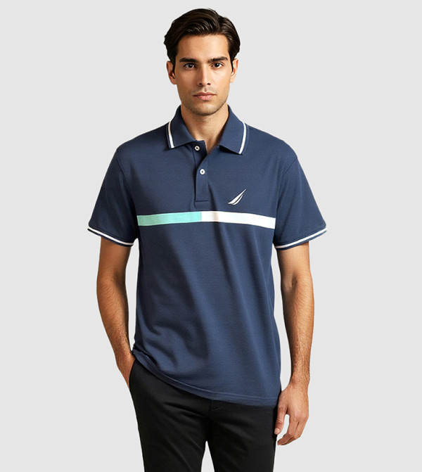 Color Block Regular Fit Polo T-Shirt