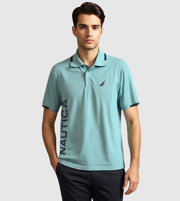 Logo Printed Regular Fit Polo T-Shirt