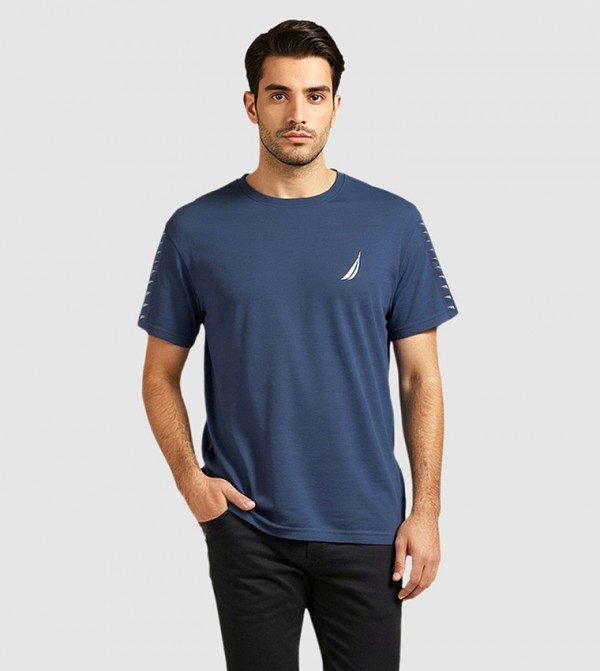 Regular Fit Crew Neck Cotton T-Shirt