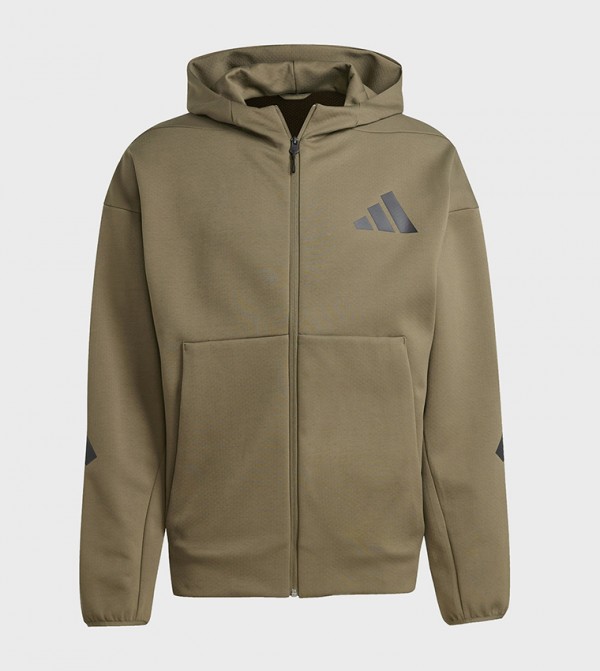 Z.N.E. Logo Detail Hooded Jacket