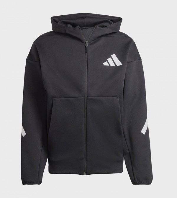 Z.N.E. Logo Printed Hooded Jacket