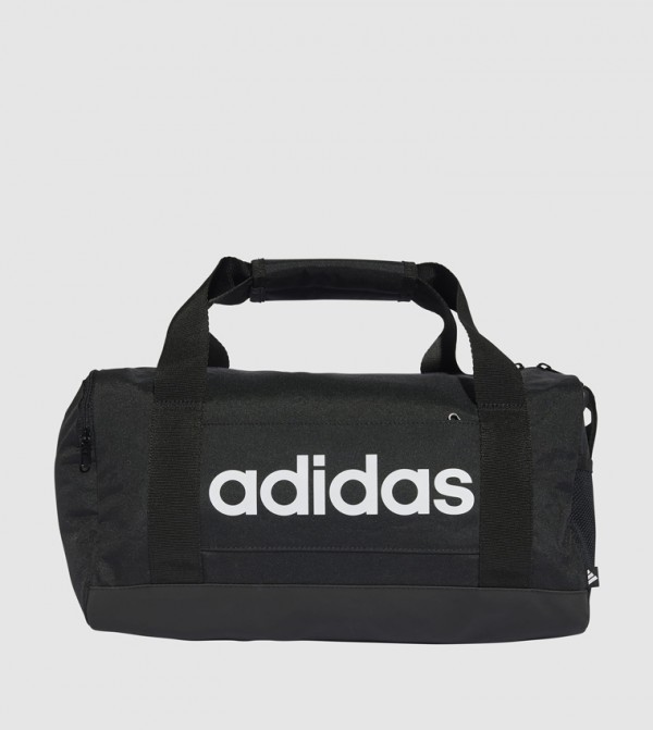 Logo Printed Linear Duffle Bag