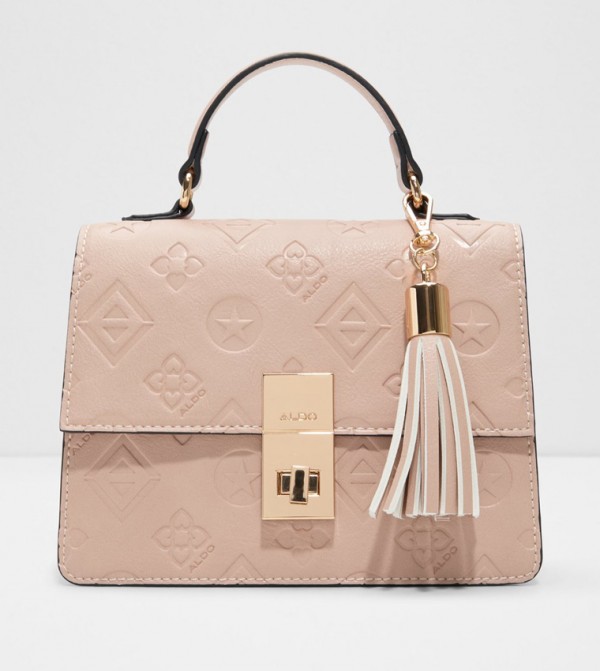 JERZY Debossed Top Handle Bag
