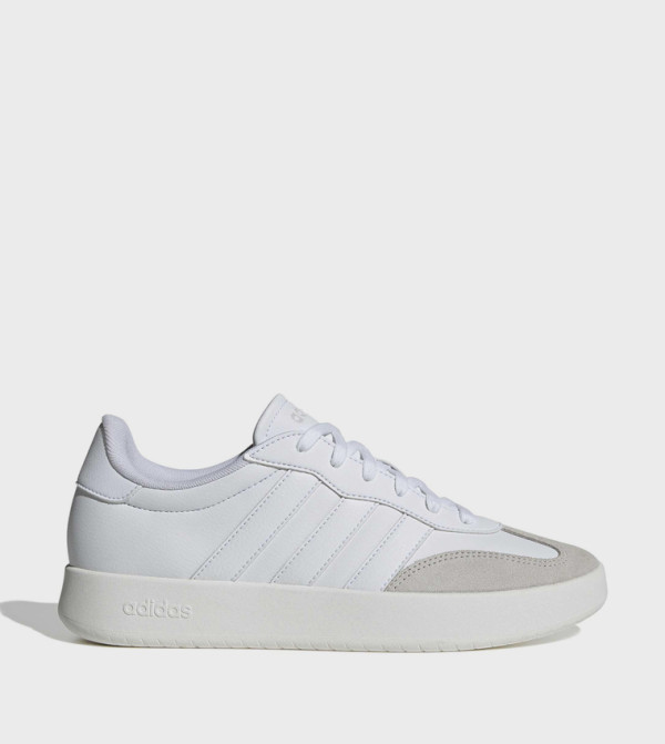 BARREDA Stripe Detail Lace-Up Sneakers