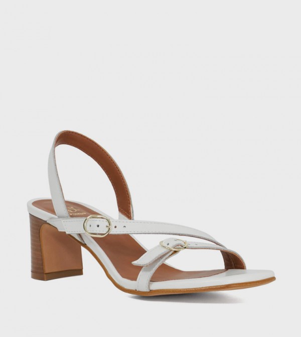 JIA Open Toe Block Heel Sandals