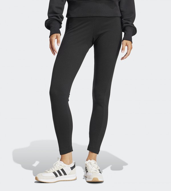 ALL SZN Ribbed High-Waist 7/8 Active Leggings