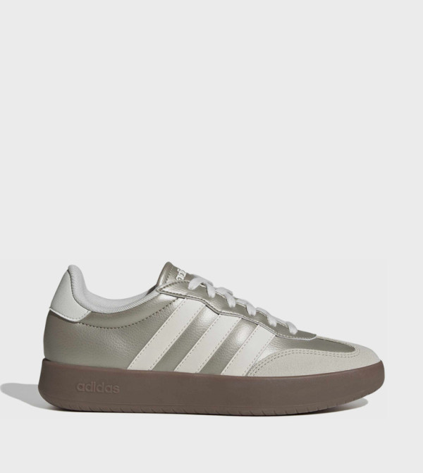 BARREDA Stripe Detail Lace-Up Sneakers