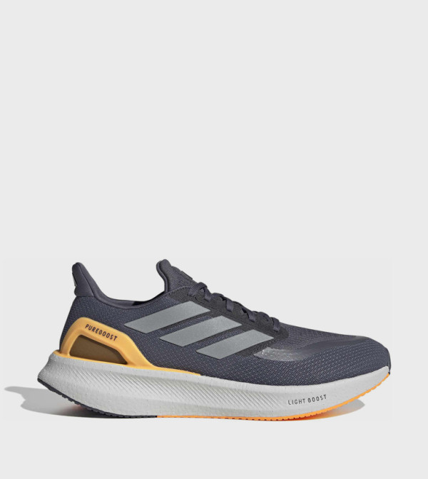 PUREBOOST 5 Stripe Detail Lace-Up Running Shoes