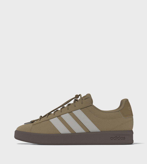 GRAND COURT 3.0 Stripe Detail Lace-Up Sneakers
