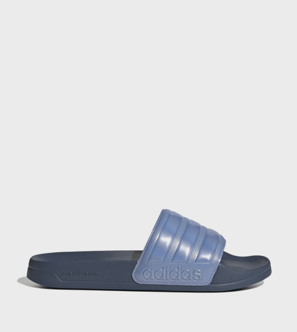ADILETTE Shower Logo Detail Open Toe Slides