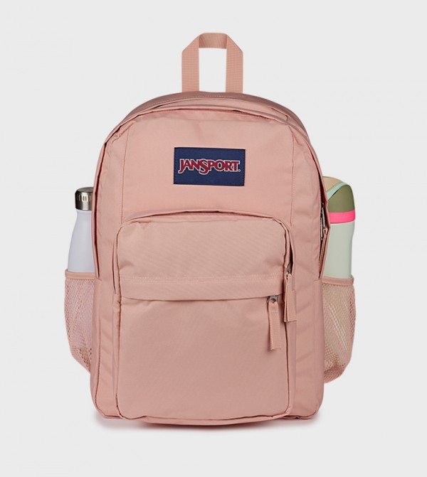 BIG DAY Logo Label Zippered Backpack