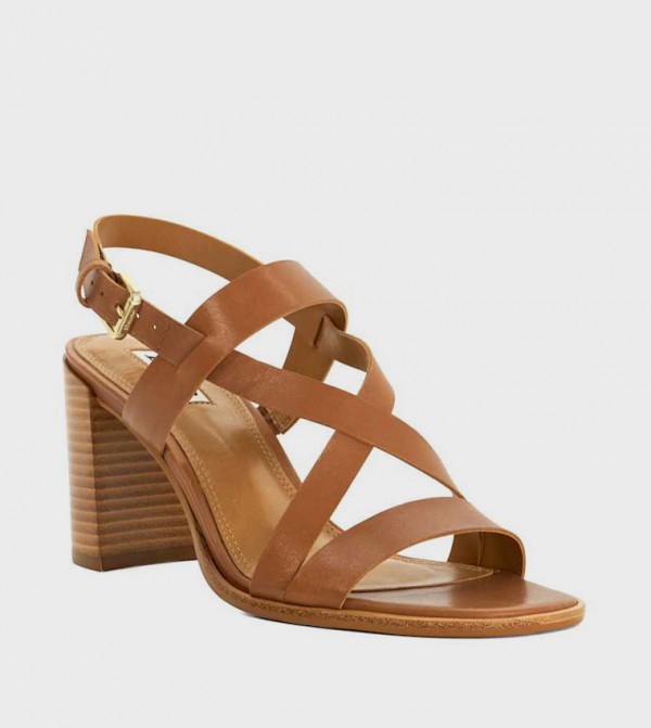 JUNEO Textured Heeled Sandals
