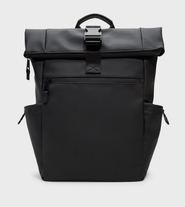 JUUDE Solid Buckle Closure Backpack