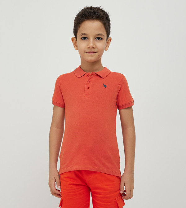 تيشيرت بولو بأكمام قصيرة