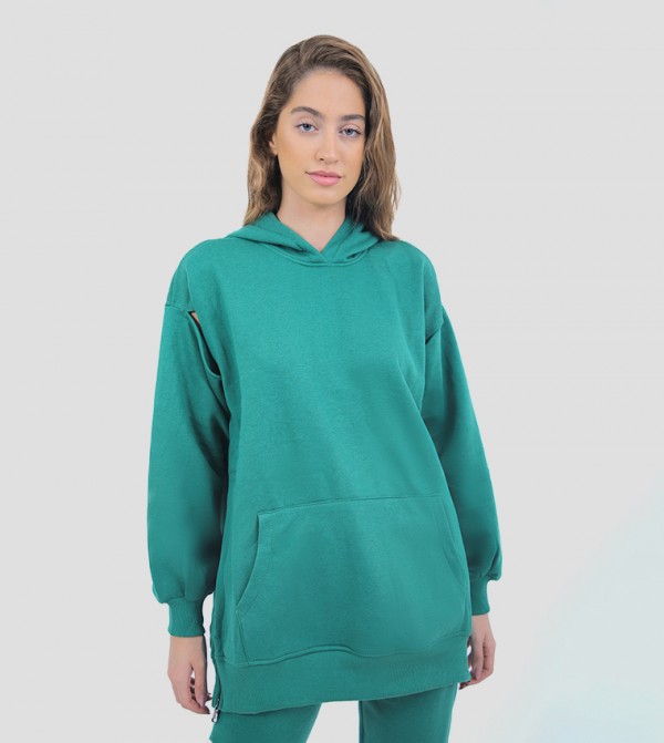 Side Zipped Hoodie